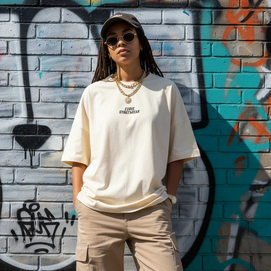 CUBIS Streetwear - Minimalitisches Oversize Shirt